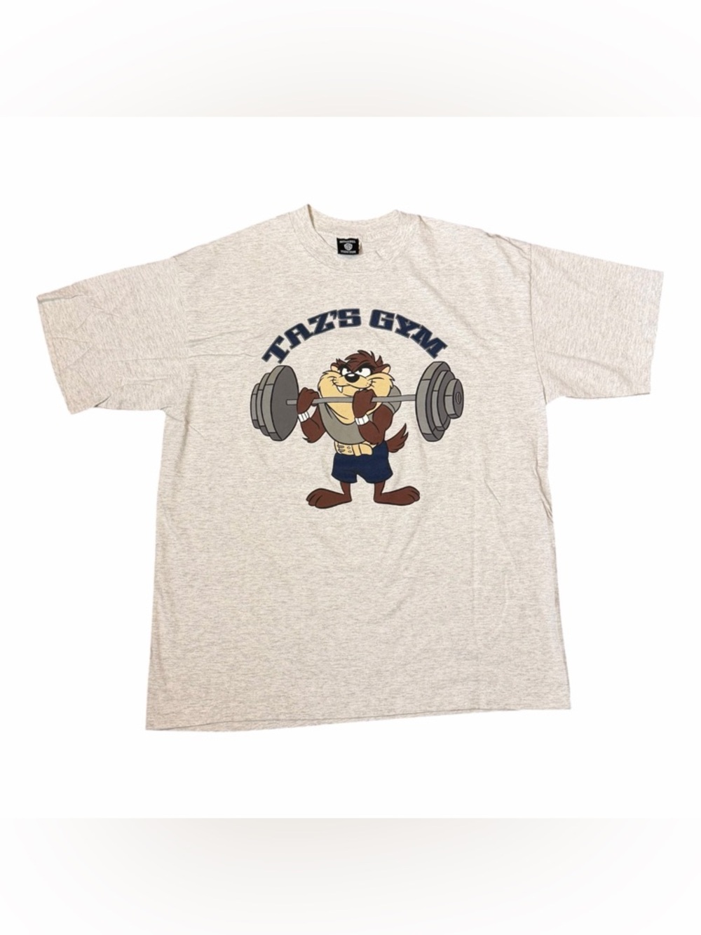 1994 Warner Bros Looney Tunes Taz Gym Vintage Tee Shirt Short Sleeve XL